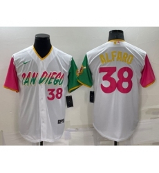 Men's San Diego Padres #52 Mike Clevinger White 2022 City Connect Cool Base Stitched Jersey