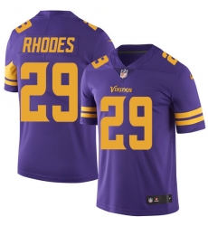 Men's Nike Minnesota Vikings #29 Xavier Rhodes Limited Purple Rush Vapor Untouchable NFL Jersey