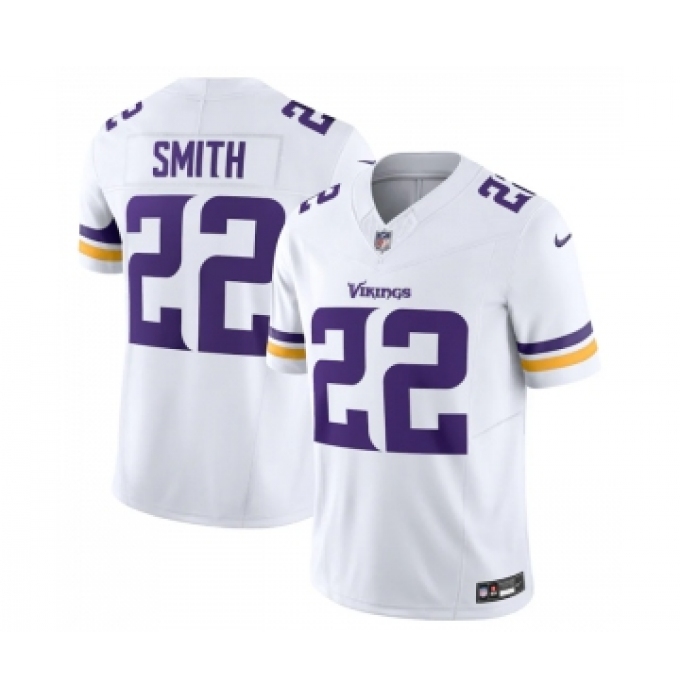 Men's Minnesota Vikings #22 Harrison Smith White 2023 F.U.S.E. Vapor Untouchable Stitched Jersey