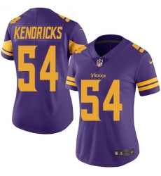 Women's Nike Minnesota Vikings #54 Eric Kendricks Elite Purple Rush Vapor Untouchable NFL Jersey