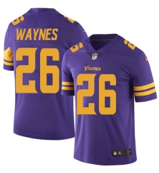 Youth Nike Minnesota Vikings #26 Trae Waynes Limited Purple Rush Vapor Untouchable NFL Jersey