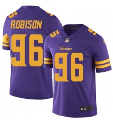 Men's Nike Minnesota Vikings #96 Brian Robison Limited Purple Rush Vapor Untouchable NFL Jersey