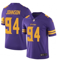 Youth Nike Minnesota Vikings #94 Jaleel Johnson Limited Purple Rush Vapor Untouchable NFL Jersey