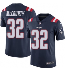 Men's Nike New England Patriots #32 Devin McCourty Limited Navy Blue Rush Vapor Untouchable NFL Jersey