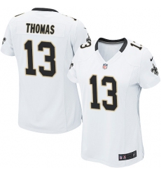 Women's Nike New Orleans Saints #13 Michael Thomas Game White NFL Jersey Women's Nike New Orleans Saints #13 Michael Thomas Game White NFL Jersey