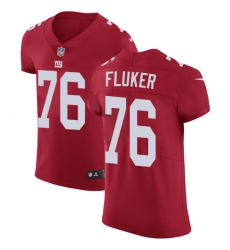 Men's Nike New York Giants #76 D.J. Fluker Red Alternate Vapor Untouchable Elite Player NFL Jersey