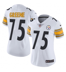Women's Nike Pittsburgh Steelers #75 Joe Greene Elite White NFL Jersey