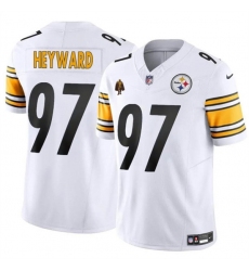 Men's Pittsburgh Steelers #97 Cameron Heyward White F.U.S.E. With Walter Payton Vapor Limited Football Stitched Jersey