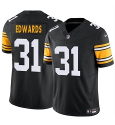 Men's Pittsburgh Steelers #31 Daijun Edwards Black 2024 F.U.S.E. Alternate Vapor Untouchable Limited Football Stitched Jersey