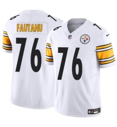 Men's Pittsburgh Steelers #76 Troy Fautanu White F.U.S.E. Vapor Limited Football Stitched Jersey