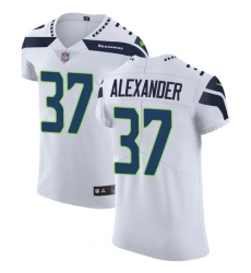 Men's Nike Seattle Seahawks #37 Shaun Alexander White Vapor Untouchable Elite Player NFL Jersey