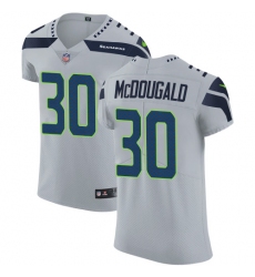 Men's Nike Seattle Seahawks #30 Bradley McDougald Grey Alternate Vapor Untouchable Elite Player NFL Jersey