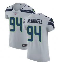 Men's Nike Seattle Seahawks #94 Malik McDowell Grey Alternate Vapor Untouchable Elite Player NFL Jersey