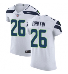 Men's Nike Seattle Seahawks #26 Shaquill Griffin White Vapor Untouchable Elite Player NFL Jersey