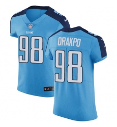 Men's Nike Tennessee Titans #98 Brian Orakpo Light Blue Team Color Vapor Untouchable Elite Player NFL Jersey