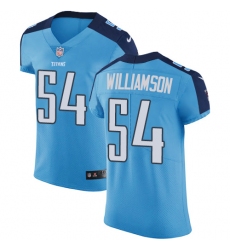 Men's Nike Tennessee Titans #54 Avery Williamson Light Blue Team Color Vapor Untouchable Elite Player NFL Jersey