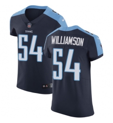 Men's Nike Tennessee Titans #54 Avery Williamson Navy Blue Alternate Vapor Untouchable Elite Player NFL Jersey