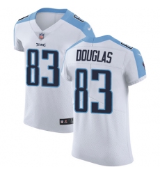 Men's Nike Tennessee Titans #83 Harry Douglas White Vapor Untouchable Elite Player NFL Jersey