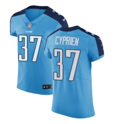 Men's Nike Tennessee Titans #37 Johnathan Cyprien Light Blue Team Color Vapor Untouchable Elite Player NFL Jersey