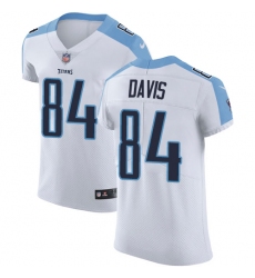 Men's Nike Tennessee Titans #84 Corey Davis White Vapor Untouchable Elite Player NFL Jersey