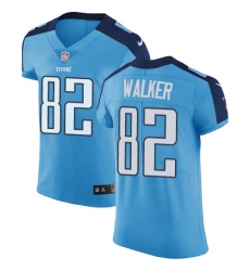 Men's Nike Tennessee Titans #82 Delanie Walker Light Blue Team Color Vapor Untouchable Elite Player NFL Jersey