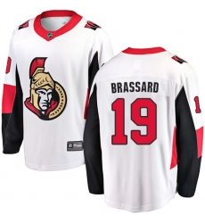 Youth Ottawa Senators #19 Derick Brassard Fanatics Branded White Away Breakaway NHL Jersey