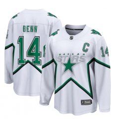 Men's Dallas Stars #14 Jamie Benn Fanatics Branded White 2020-21 Special Edition Breakaway Player Jersey