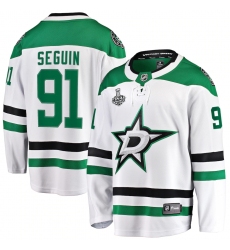 Men's Dallas Stars #91 Tyler Seguin Fanatics Branded White 2020 Stanley Cup Final Bound Away Player Breakaway Jersey