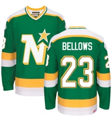 Men's CCM Dallas Stars #23 Brian Bellows Premier Green Throwback NHL Jersey