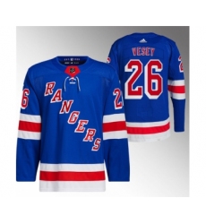 Men's New York Rangers #26 Jimmy Vesey Blue Stitched Jersey