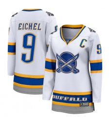 Women's Buffalo Sabres #9 Jack Eichel Fanatics Branded White 2020-21 Special Edition Breakaway Player Jersey