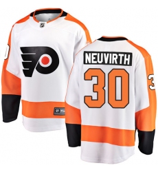 Men's Philadelphia Flyers #30 Michal Neuvirth Fanatics Branded White Away Breakaway NHL Jersey