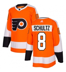 Youth Adidas Philadelphia Flyers #8 Dave Schultz Premier Orange Home NHL Jersey