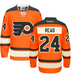 Youth Reebok Philadelphia Flyers #24 Matt Read Premier Orange New Third NHL Jersey