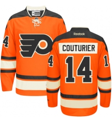 Youth Reebok Philadelphia Flyers #14 Sean Couturier Authentic Orange New Third NHL Jersey