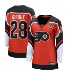 Women's Philadelphia Flyers #28 Claude Giroux Fanatics Branded Orange 2020-21 Special Edition Breakaway Player Jersey