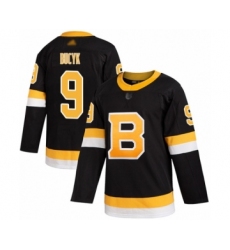 Youth Boston Bruins #9 Johnny Bucyk Authentic Black Alternate Hockey Jersey