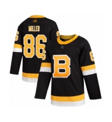 Men's Boston Bruins #86 Kevan Miller Authentic Black Alternate Hockey Jersey