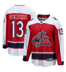 Men's Columbus Blue Jackets #13 Cam Atkinson Fanatics Branded Red 2020-21 Special Edition Breakaway Player Jersey