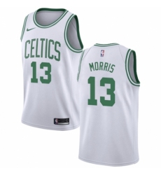 Men's Nike Boston Celtics #13 Marcus Morris Swingman White NBA Jersey - Association Edition