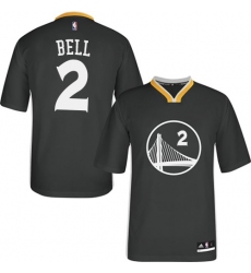 Men's Adidas Golden State Warriors #2 Jordan Bell Authentic Black Alternate NBA Jersey