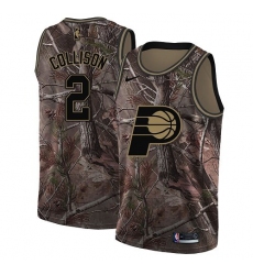 Men's Nike Indiana Pacers #2 Darren Collison Swingman Camo Realtree Collection NBA Jersey