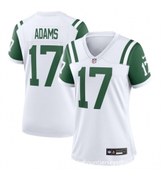 Women's New York Jets #17 Davante Adams White Classic Alternate Stitched Jersey(Run Small)