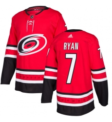 Youth Adidas Carolina Hurricanes #7 Derek Ryan Premier Red Home NHL Jersey