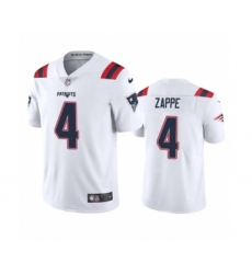 Men's New England Patriots #4 Bailey Zappe White Vapor Untouchable Limited Stitched Jersey