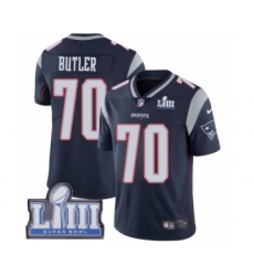Youth Nike New England Patriots #70 Adam Butler Navy Blue Team Color Vapor Untouchable Limited Player Super Bowl LIII Bound NFL Jersey