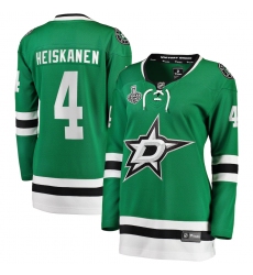 Women's Dallas Stars #4 Miro Heiskanen Fanatics Branded Green 2020 Stanley Cup Final Bound Home Player Breakaway Jersey