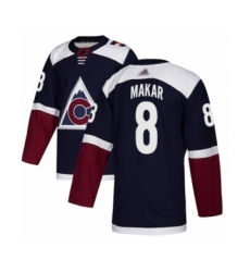 Youth Colorado Avalanche #8 Cale Makar Authentic Navy Blue Alternate Hockey Jersey