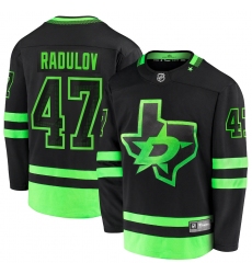 Men's Dallas Stars #47 Alexander Radulov Fanatics Branded Black 2020-21 Alternate Premier Breakaway Player Jersey