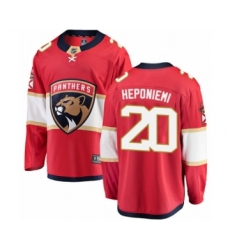 Men's Florida Panthers #20 Aleksi Heponiemi Authentic Red Home Fanatics Branded Breakaway Hockey Jersey